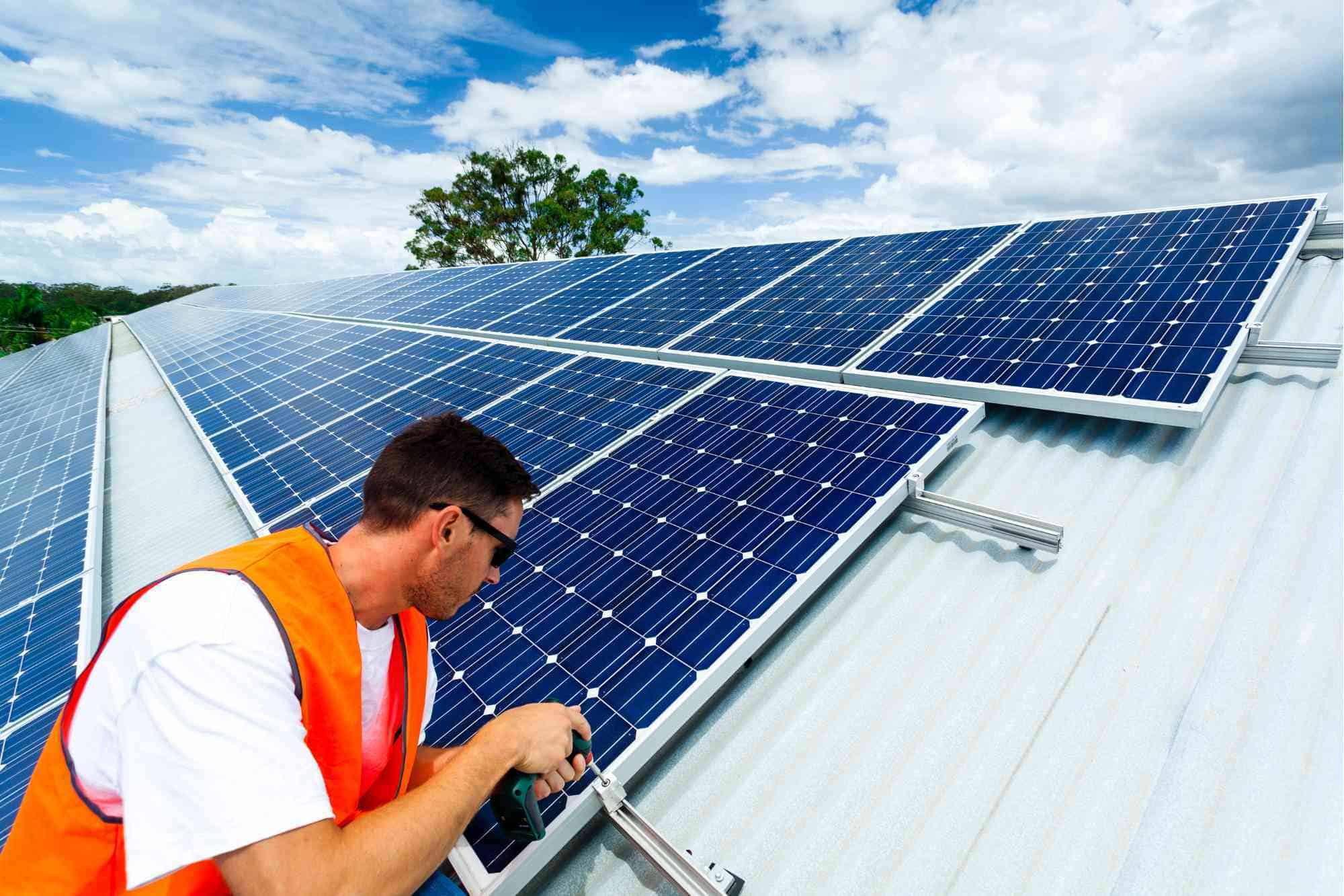 Commercial Solar Install